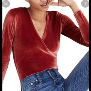 Madewell Faux Wrap Bodysuit